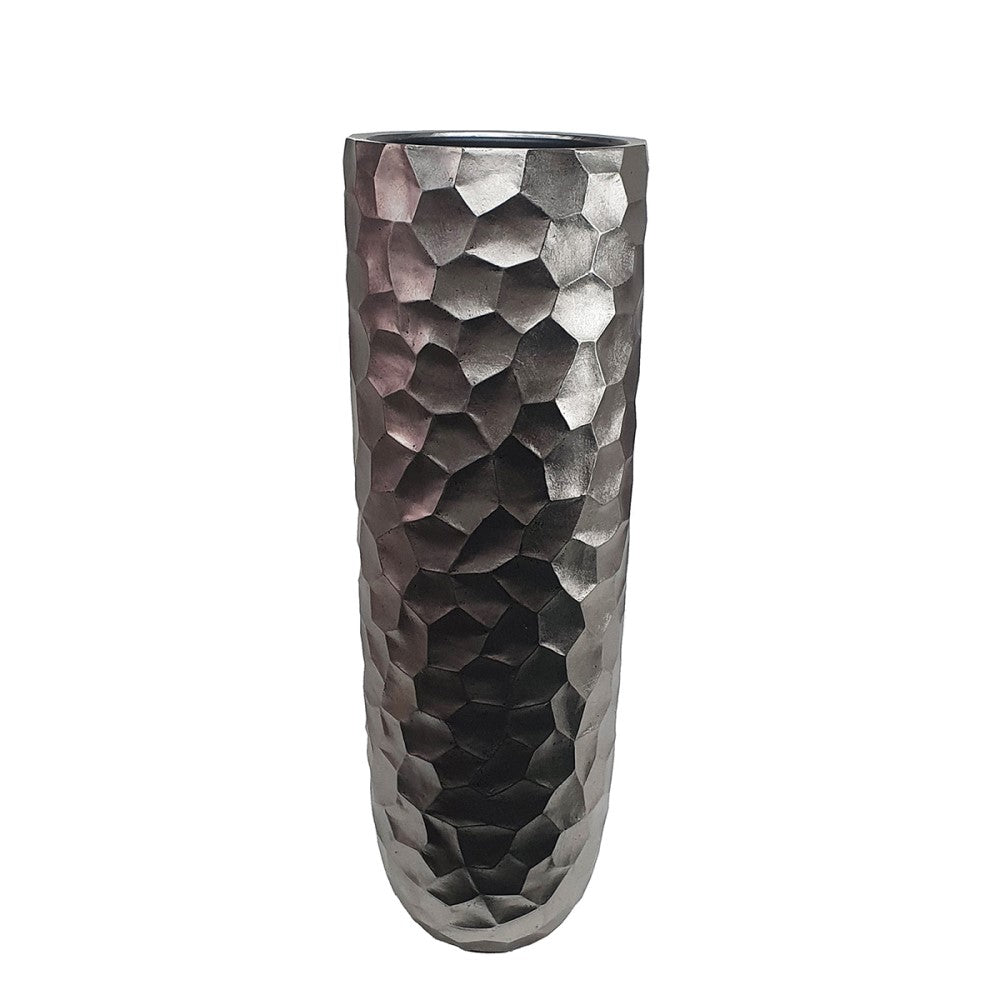 Hexastyle Flora Indoor Planter Pot - Silver