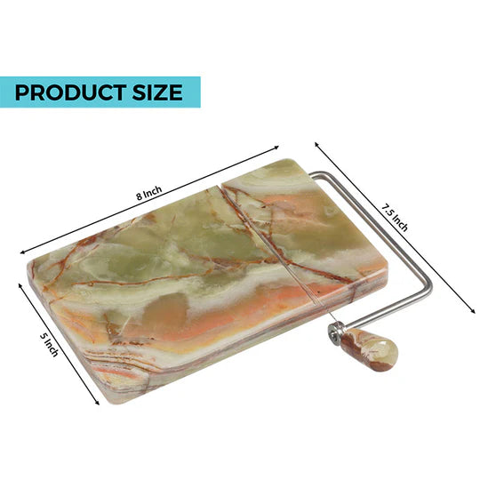 High Quality Marble Cheese Cutter - Green