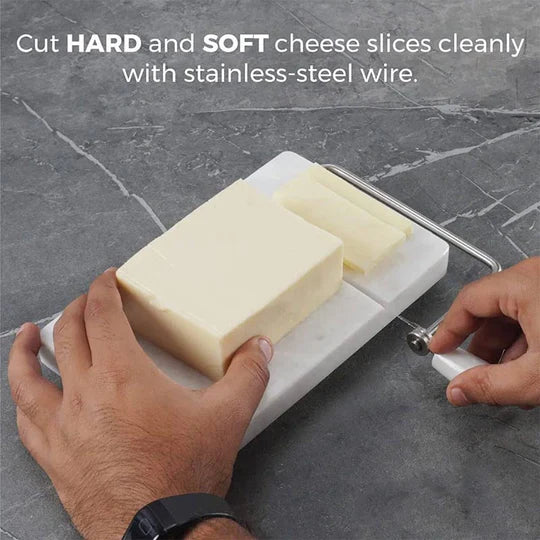High Quality Marble Cheese Cutter - White