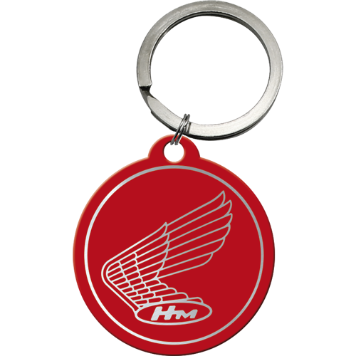 Honda Logo Red - Keyring - 4cms