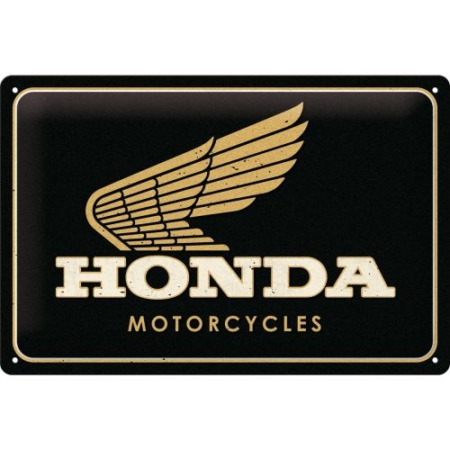 Honda MC Motorcycles Gold - Sign Board 20 x 30cm