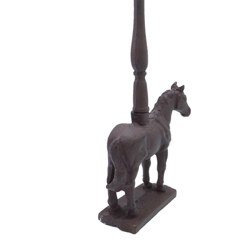 Horse Cast Iron Door Stopper With Handle