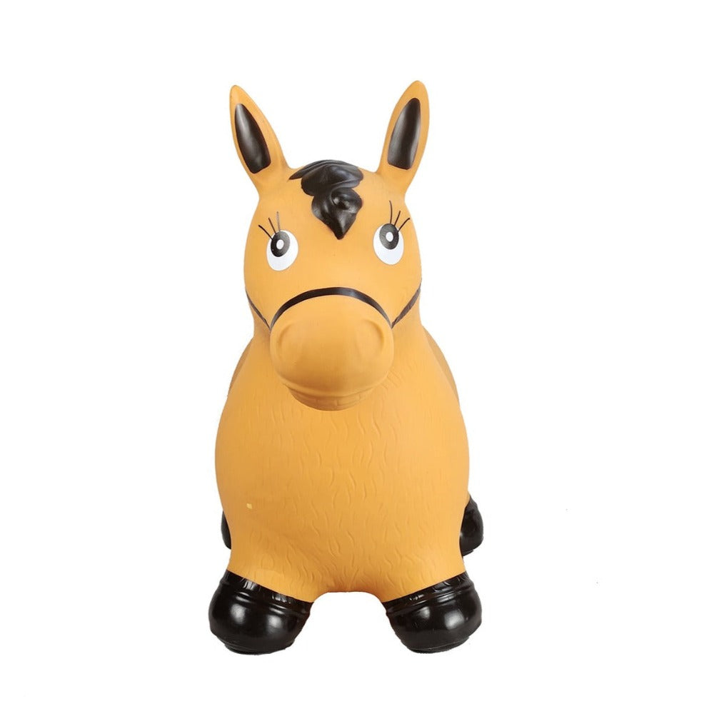 Inflatable Outdoor Bouncy Rider - Ginger Horse