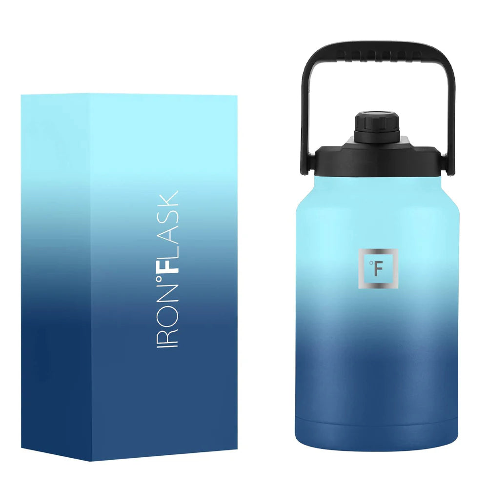 Hydration Iron Flask Bottle with Spout Lid 3800ml