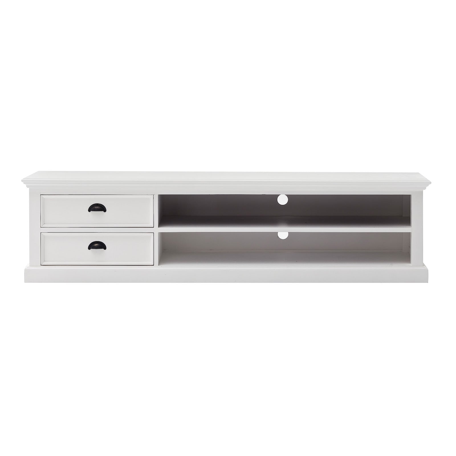 Iconic 2 Drawers 2 Shelves Entertainment Unit 180cms