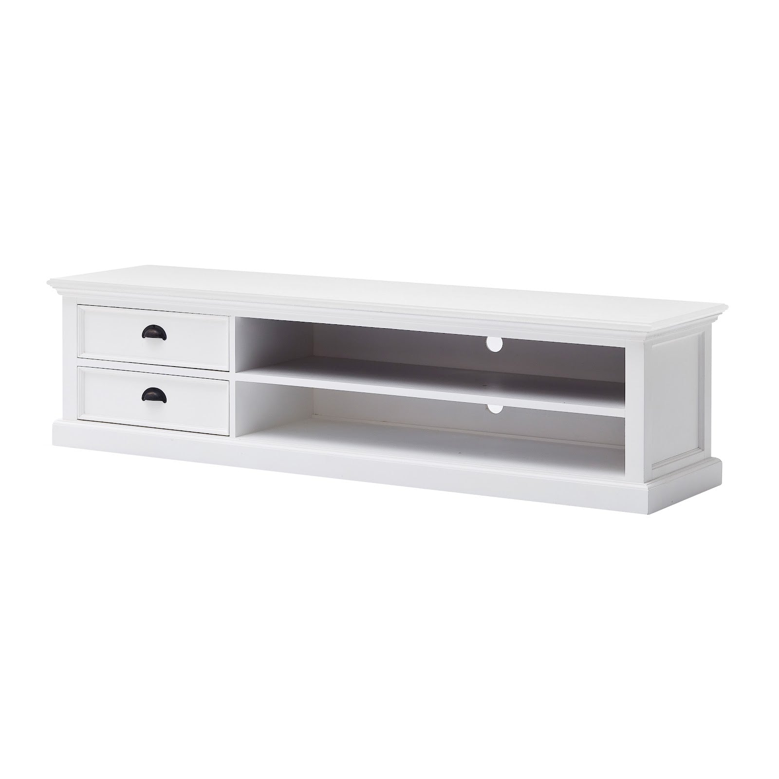 Iconic 2 Drawers 2 Shelves Entertainment Unit 180cms