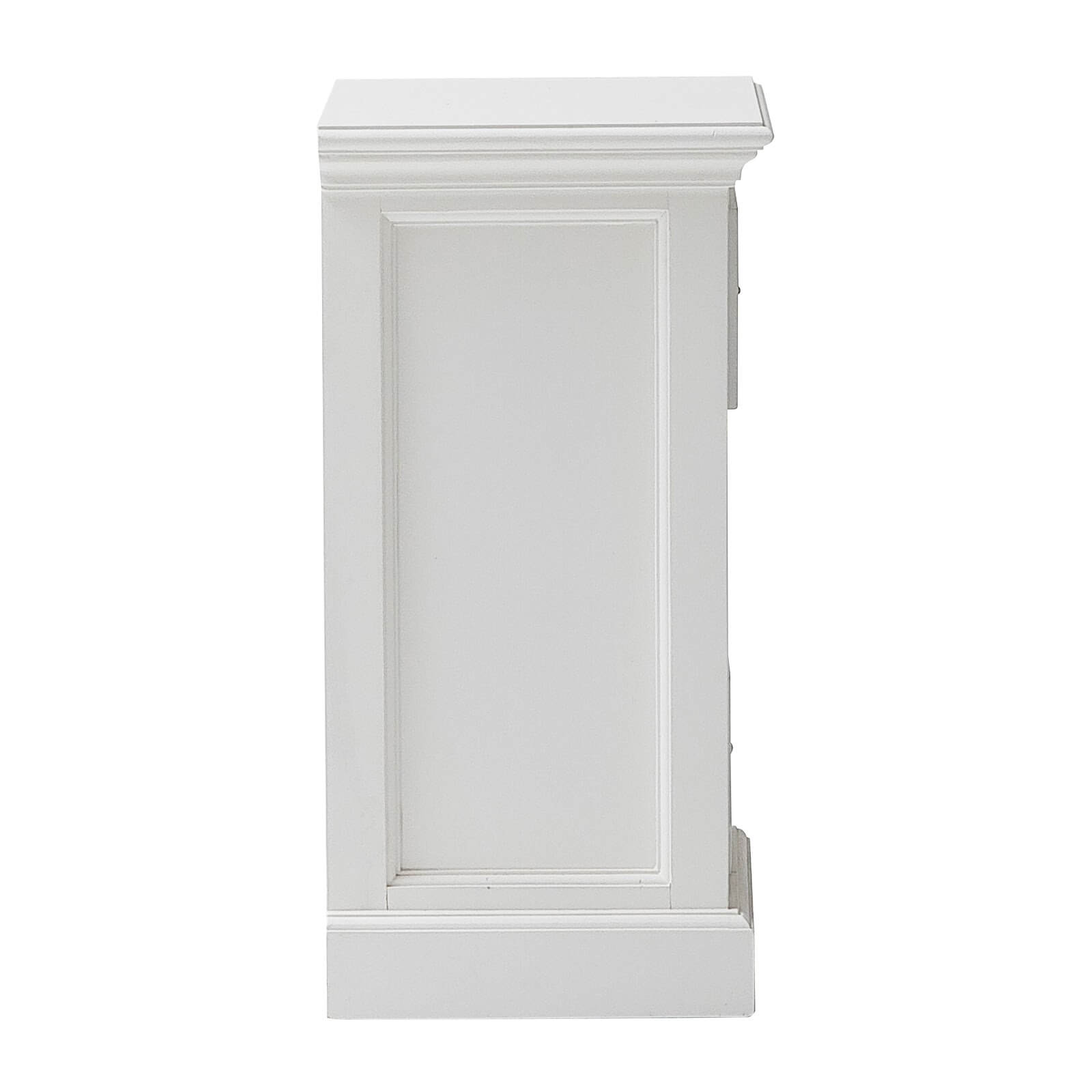 Iconic Cabinet 3 Drawers Bedside Table White 40cm Wide