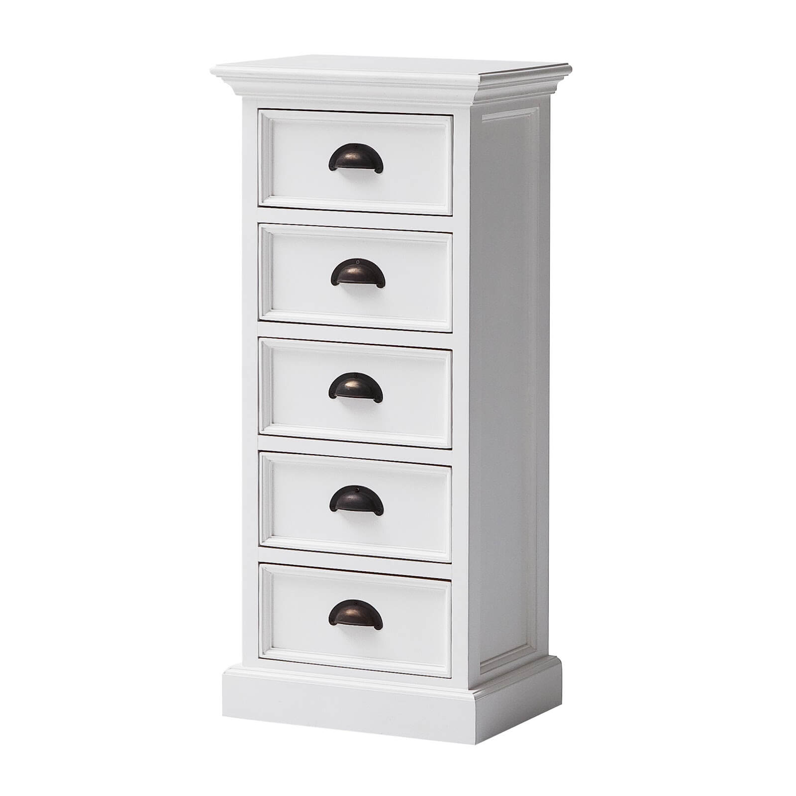 Iconic Storage Tower 5 Drawers White 60cm Wide
