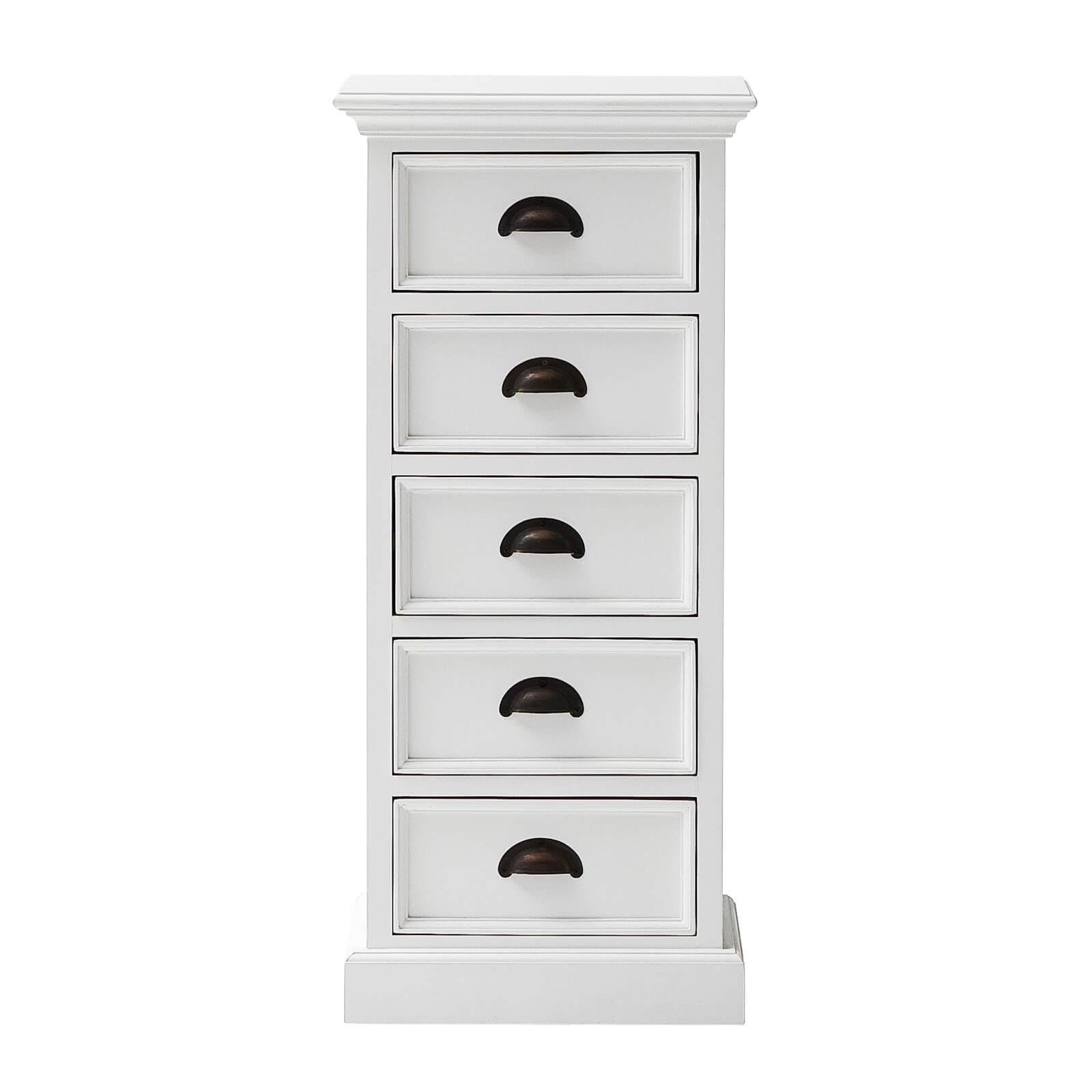 Iconic Storage Tower 5 Drawers White 60cm Wide