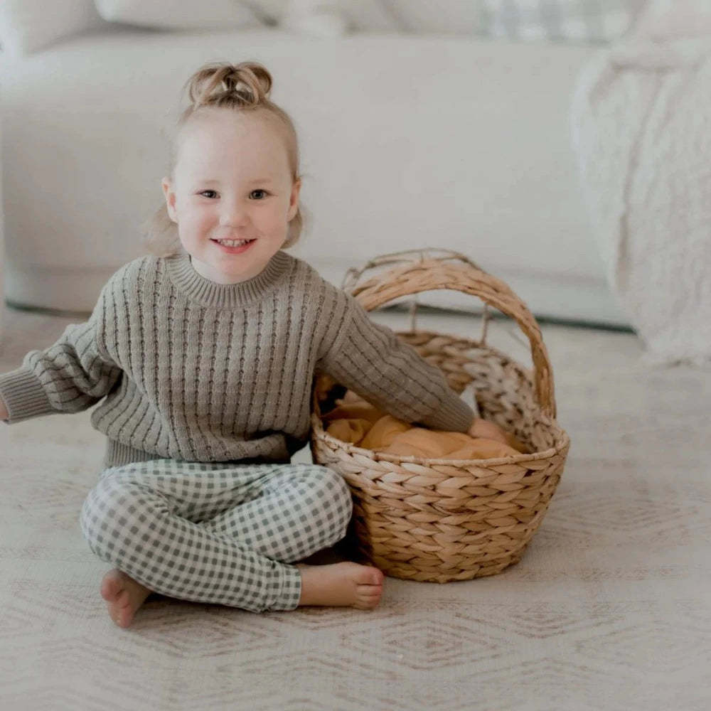 Imaginative Water Hyacinth Doll Basket