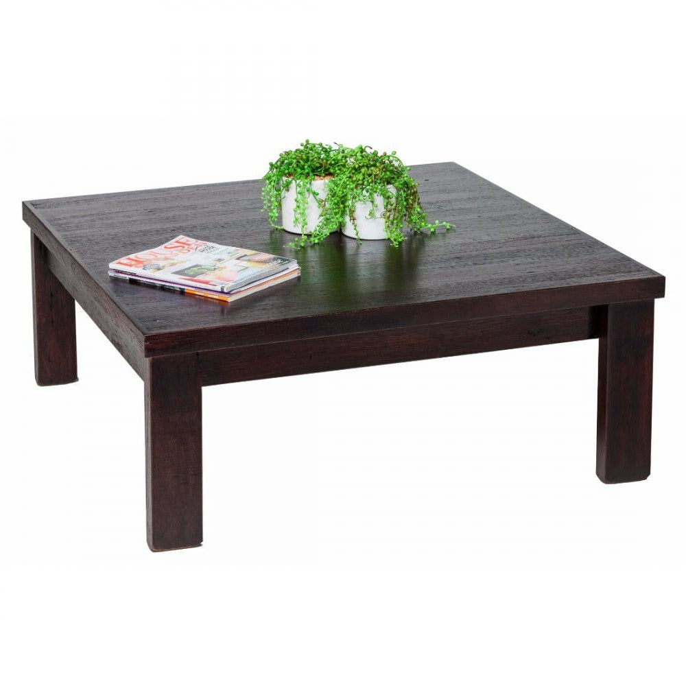 Industrial Reclaimed Wooden Coffee Table - Walnut