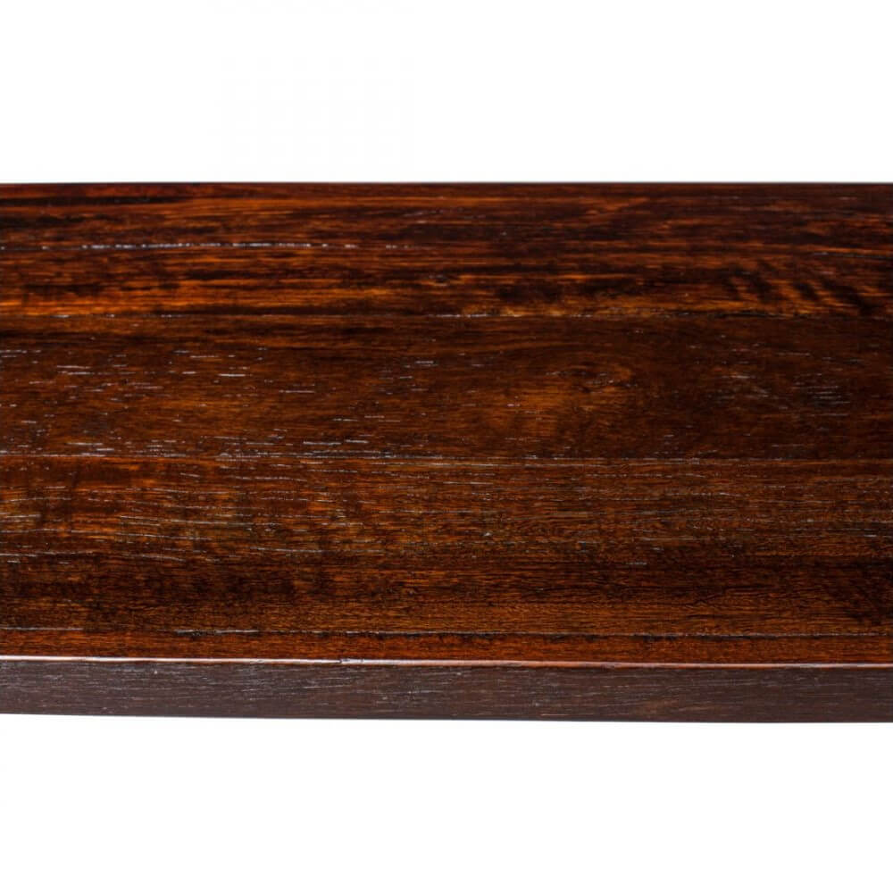 Industrial Reclaimed Wooden Console Table - Walnut