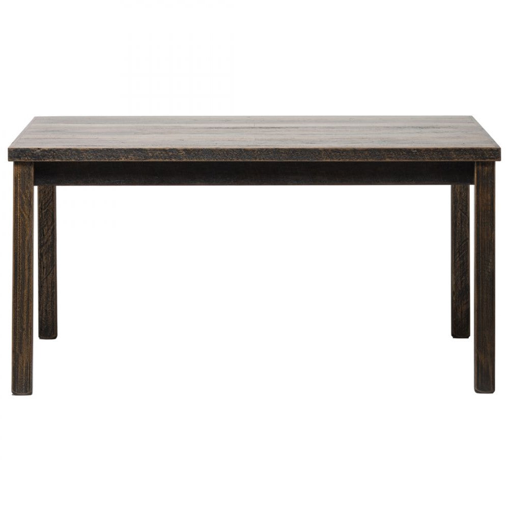Industrial Reclaimed Wooden Dining Table 1.5M - Staggered Grain Finish