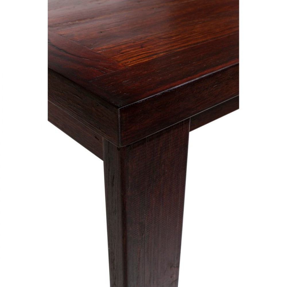 Industrial Reclaimed Wooden Dining Table 1.8M - Walnut Finish