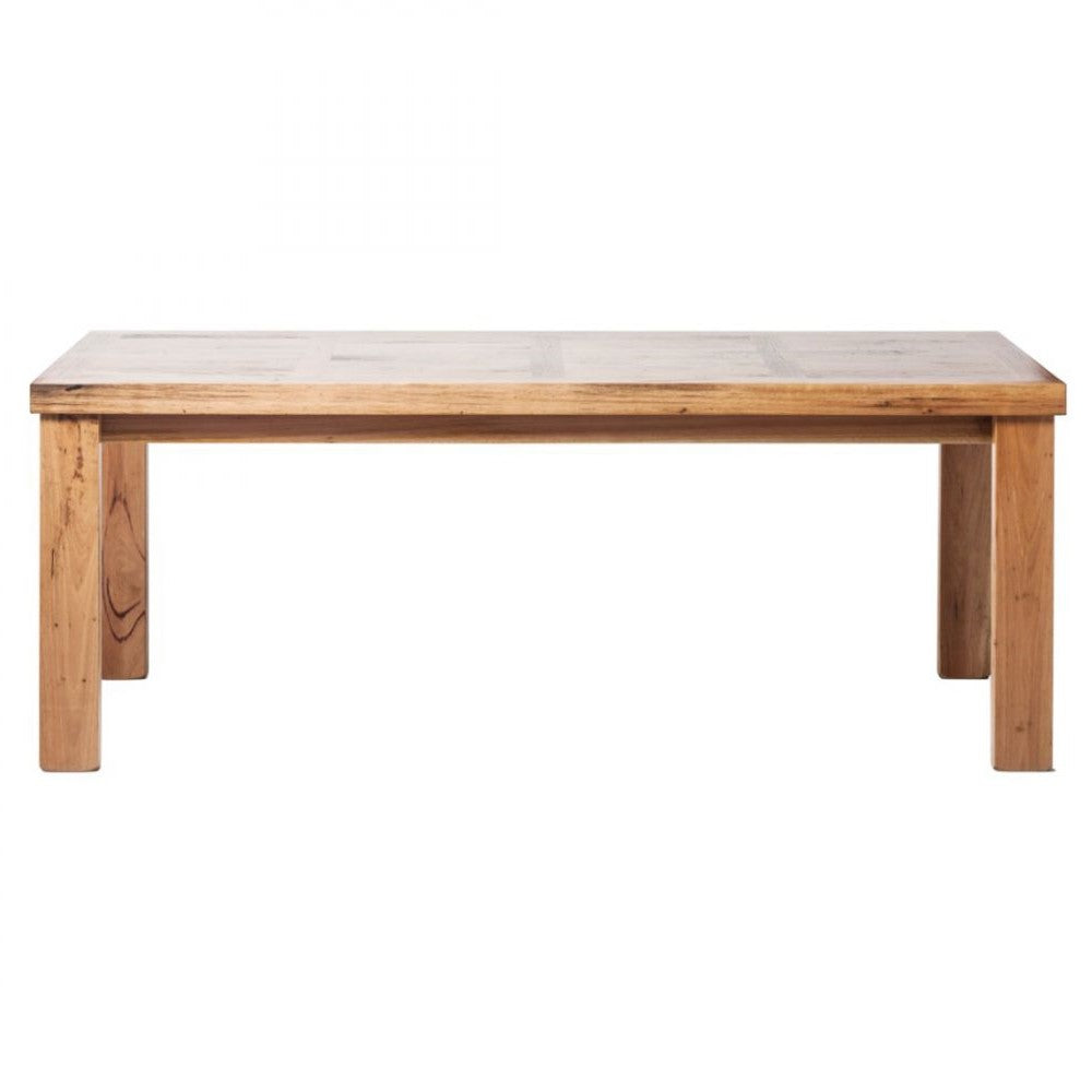 Industrial Reclaimed Wooden Dining Table 2M - Blonde Finish