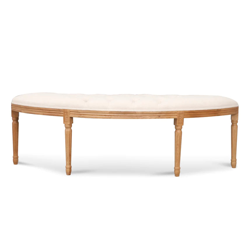 Industrial Wooden Dining Bench 148cms - Beige