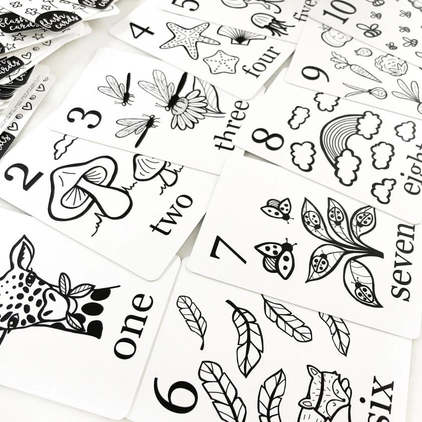 Infants Alphabet and Number Flash Cards