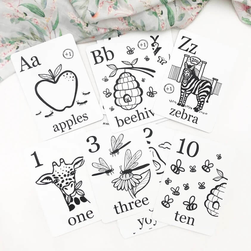 Infants Alphabet and Number Flash Cards