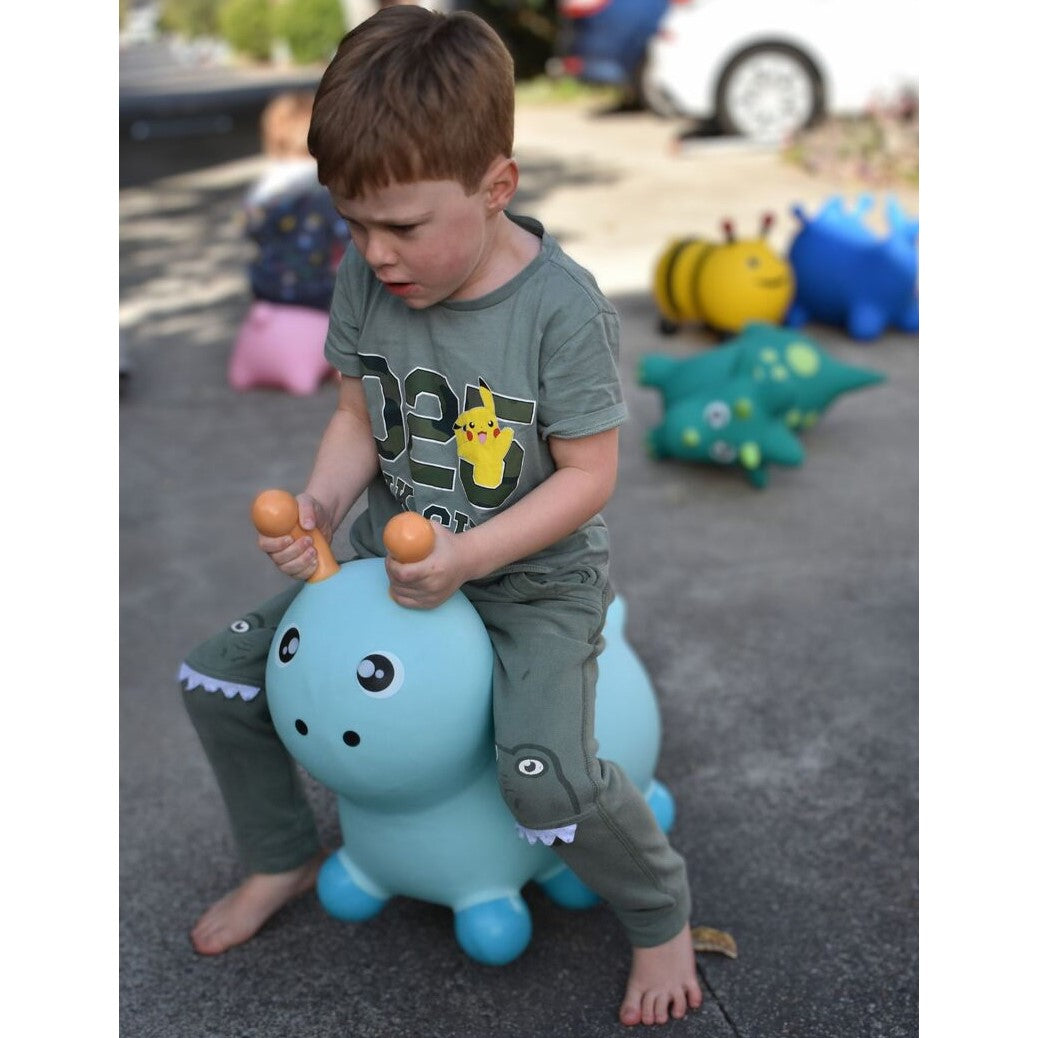 Inflatable Outdoor Bouncy Rider - Twinkle The Caterpillar