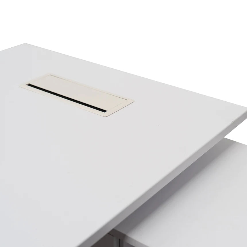 Inspire Zone Right Return Office Desk 180cms - White