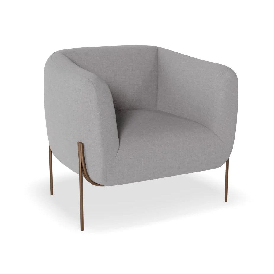 Intimate Solo Grey Single Seater Sofa (Available in 3 Frame Colors)