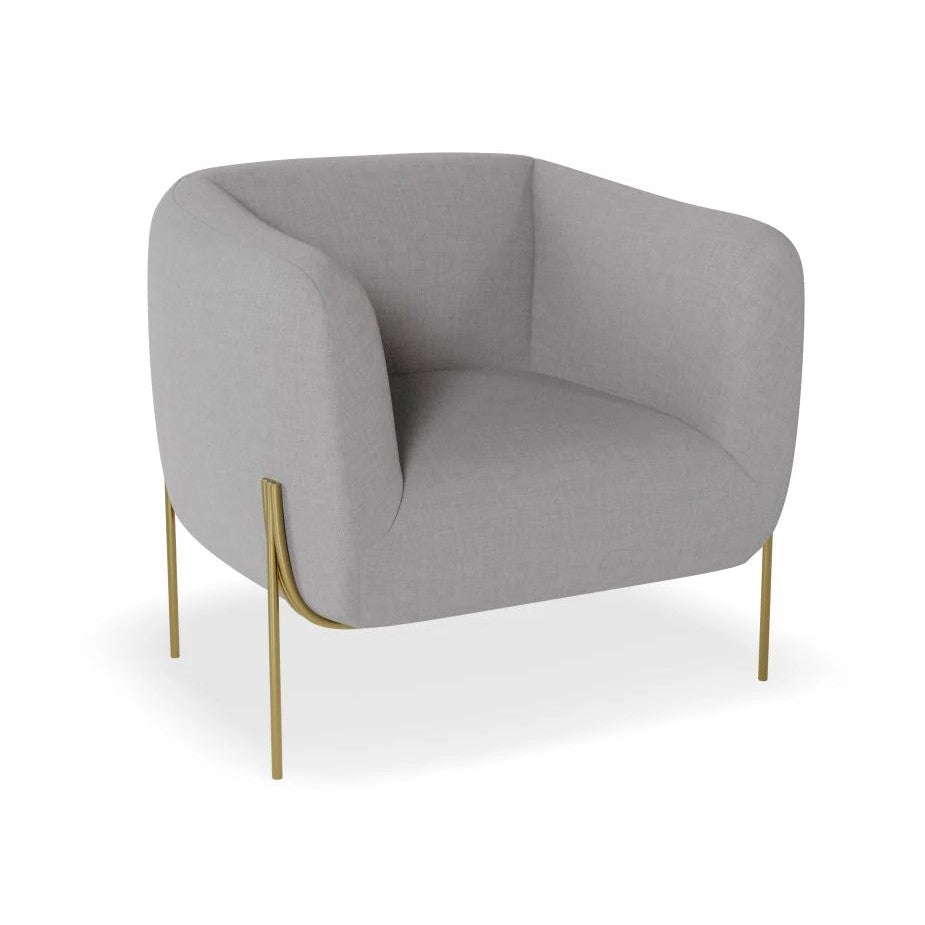 Intimate Solo Grey Single Seater Sofa (Available in 3 Frame Colors)