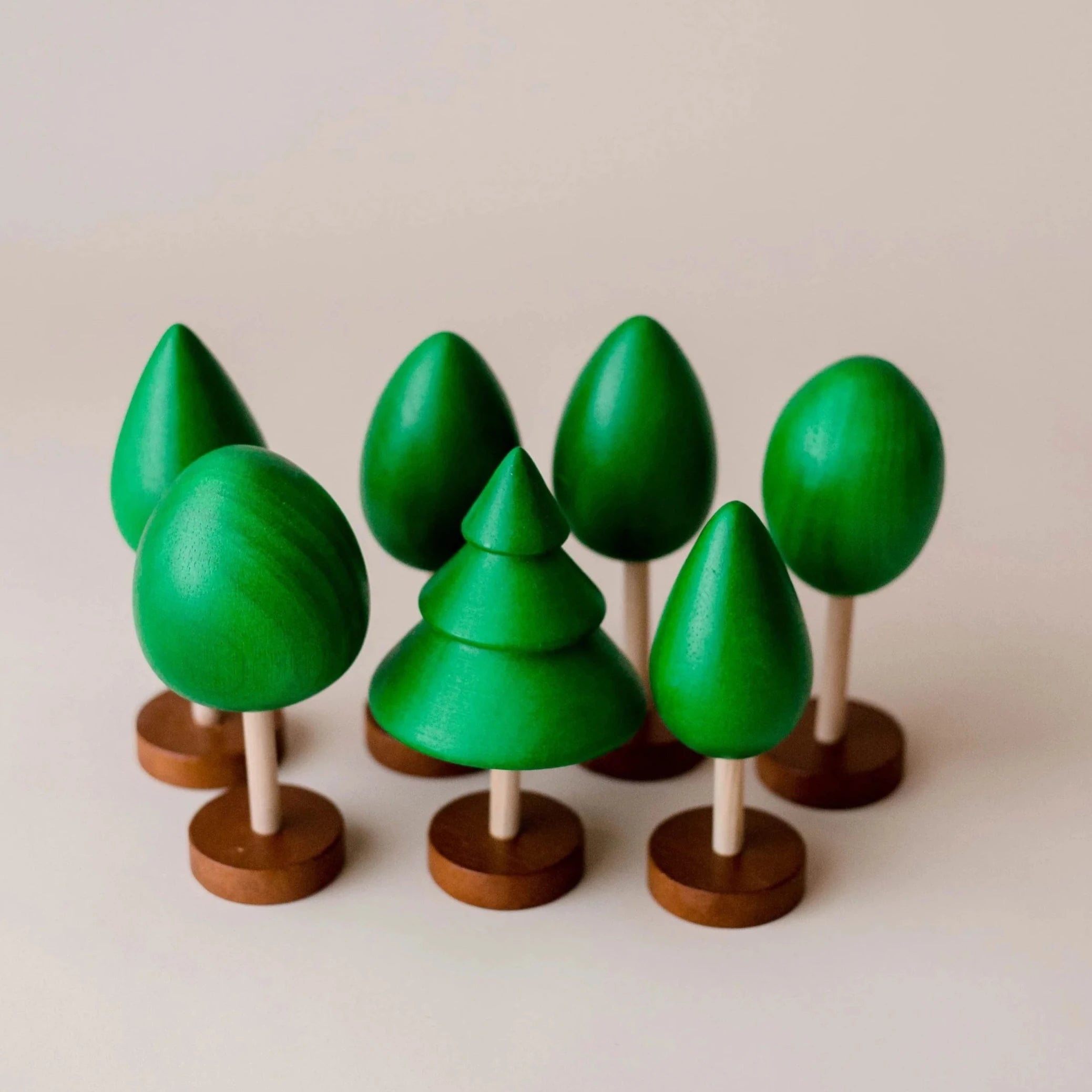 Intricate Wooden Tree Play Set