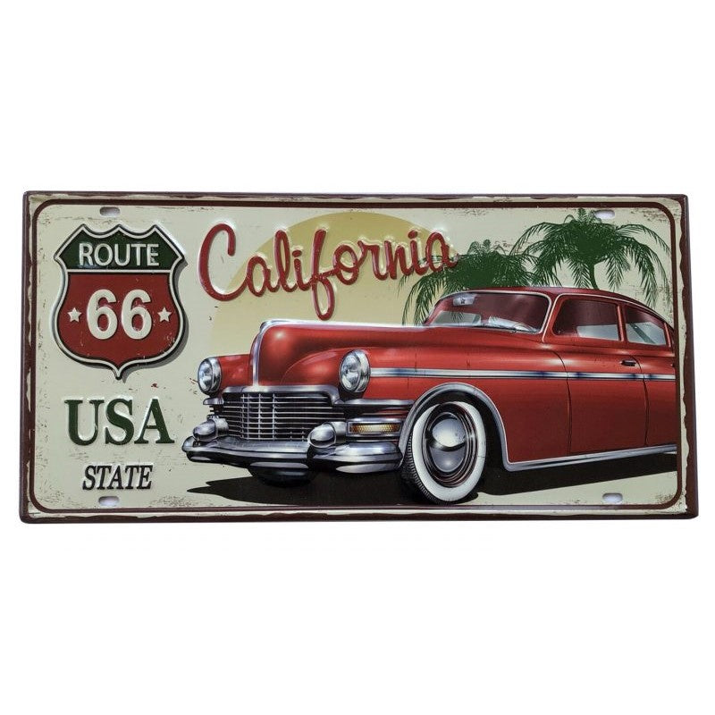 Iron Die Plate Beauty & Car Wall Decoration - Motor Bicycle