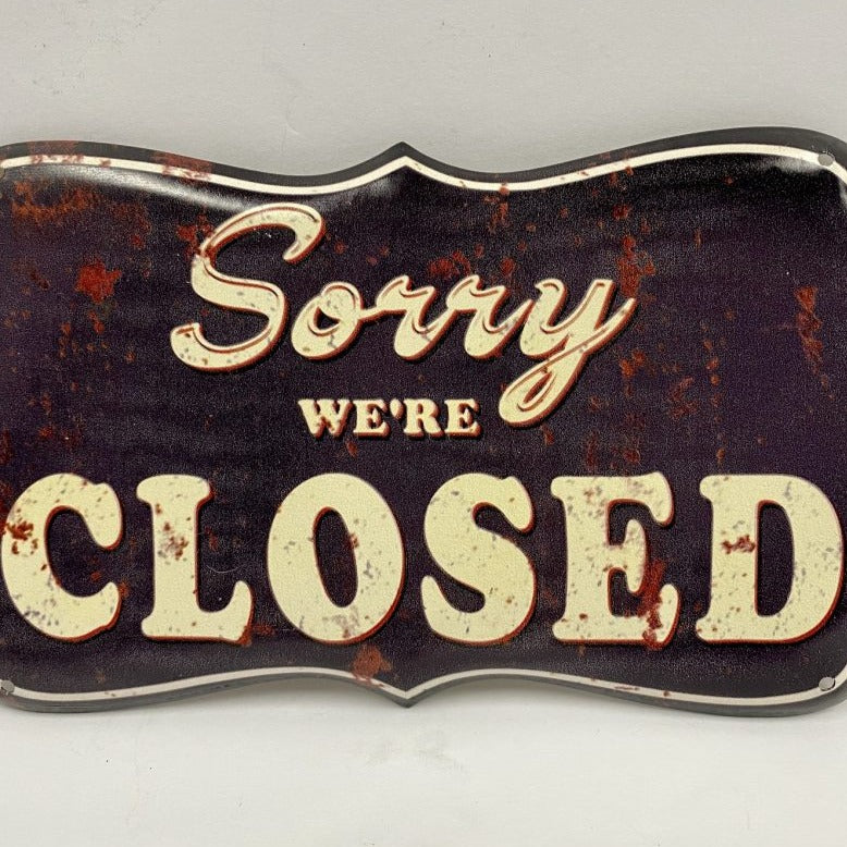 Iron Die Plate Beauty & Car Wall Decoration - Sorry