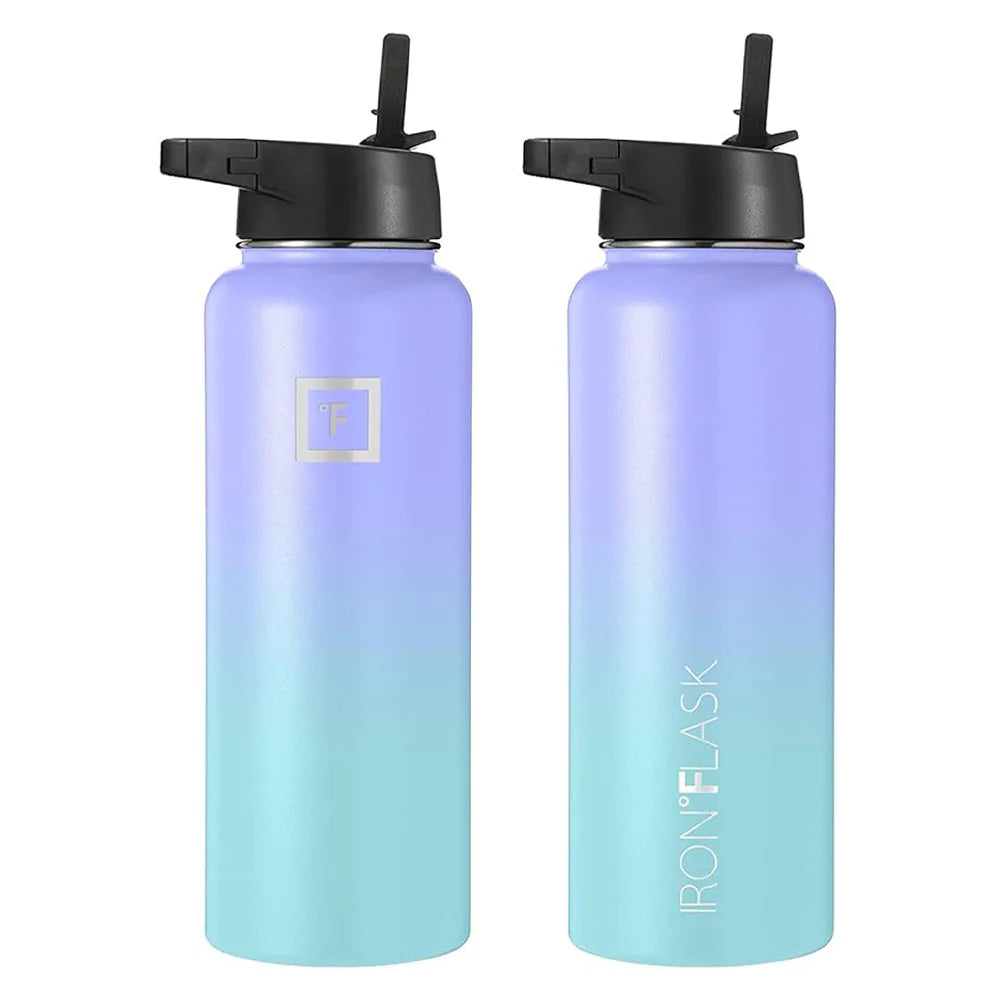 Iron Flask Bottle with Spout Lid 1200ml - Cotton Candy