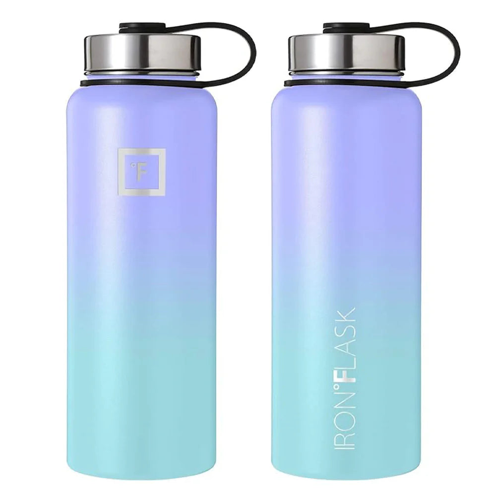 Iron Flask Bottle with Spout Lid 1200ml - Cotton Candy
