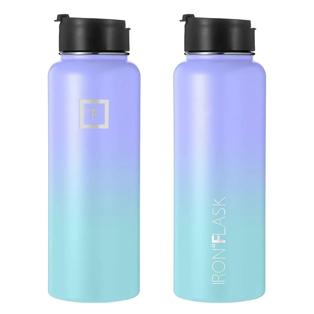 Iron Flask Bottle with Spout Lid 1200ml - Cotton Candy