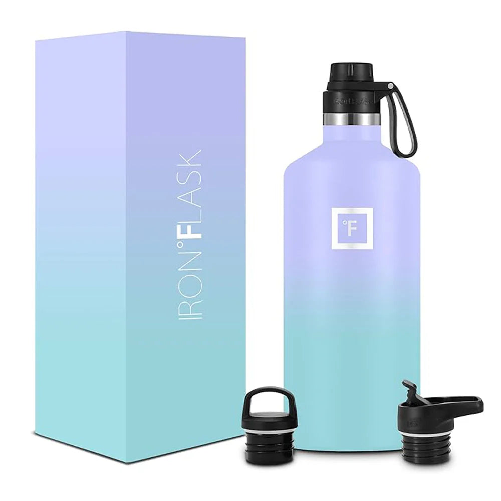 Iron Flask Bottle with Spout Lid 1900ml - Cotton Candy