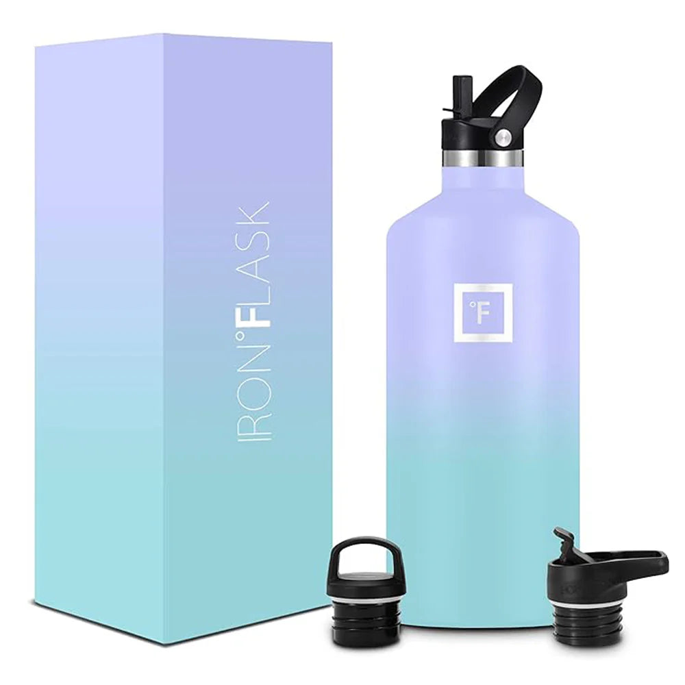 Iron Flask Bottle with Spout Lid 1900ml - Cotton Candy