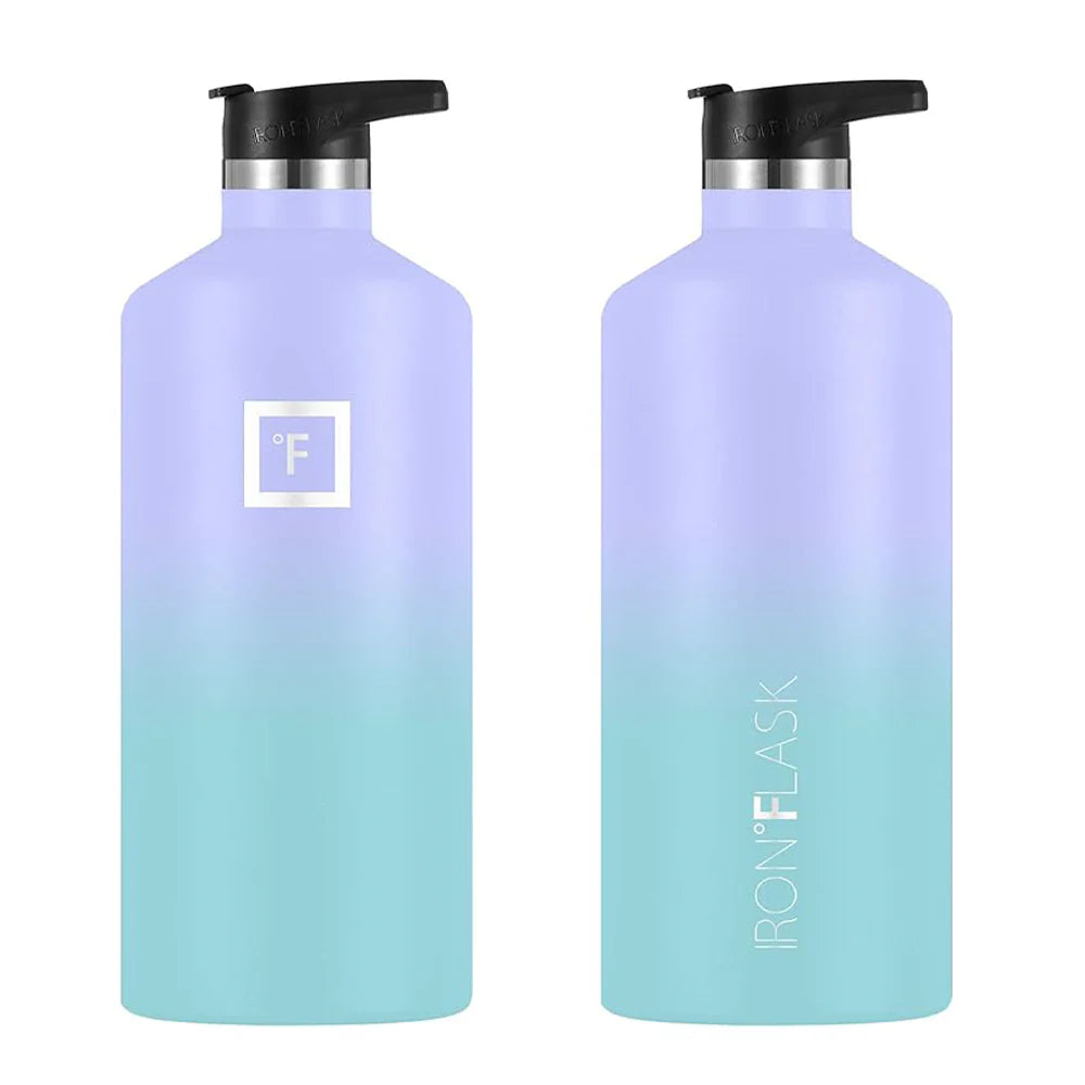 Iron Flask Bottle with Spout Lid 1900ml - Cotton Candy