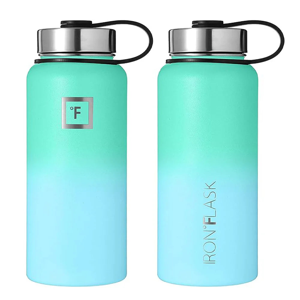 Iron Flask Bottle with Spout Lid 950ml - Sky