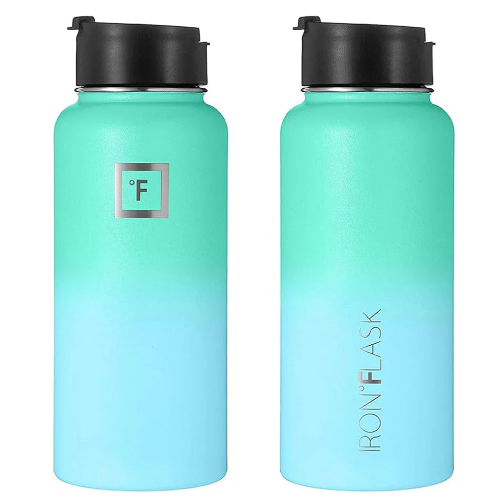 Iron Flask Bottle with Spout Lid 950ml - Sky