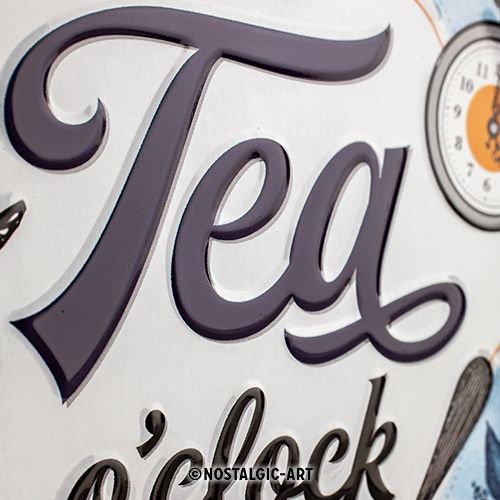 It's Tea O'clock - Small Sign Board 15 x 20cm