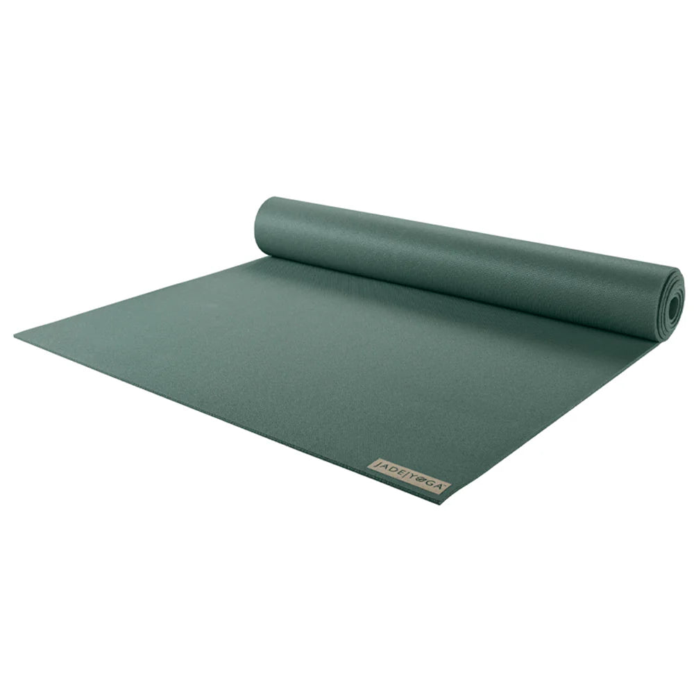Jade Yoga Harmony Mat + Cork Yoga Block + Wash - Jade Green