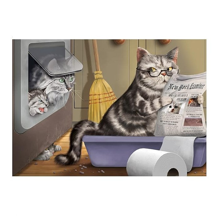 Meow Time Cat 1000 Pieces Jigsaw Puzzle