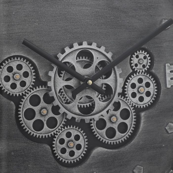 Julian Modern Round Movement Gear Wall Clock - 46cms