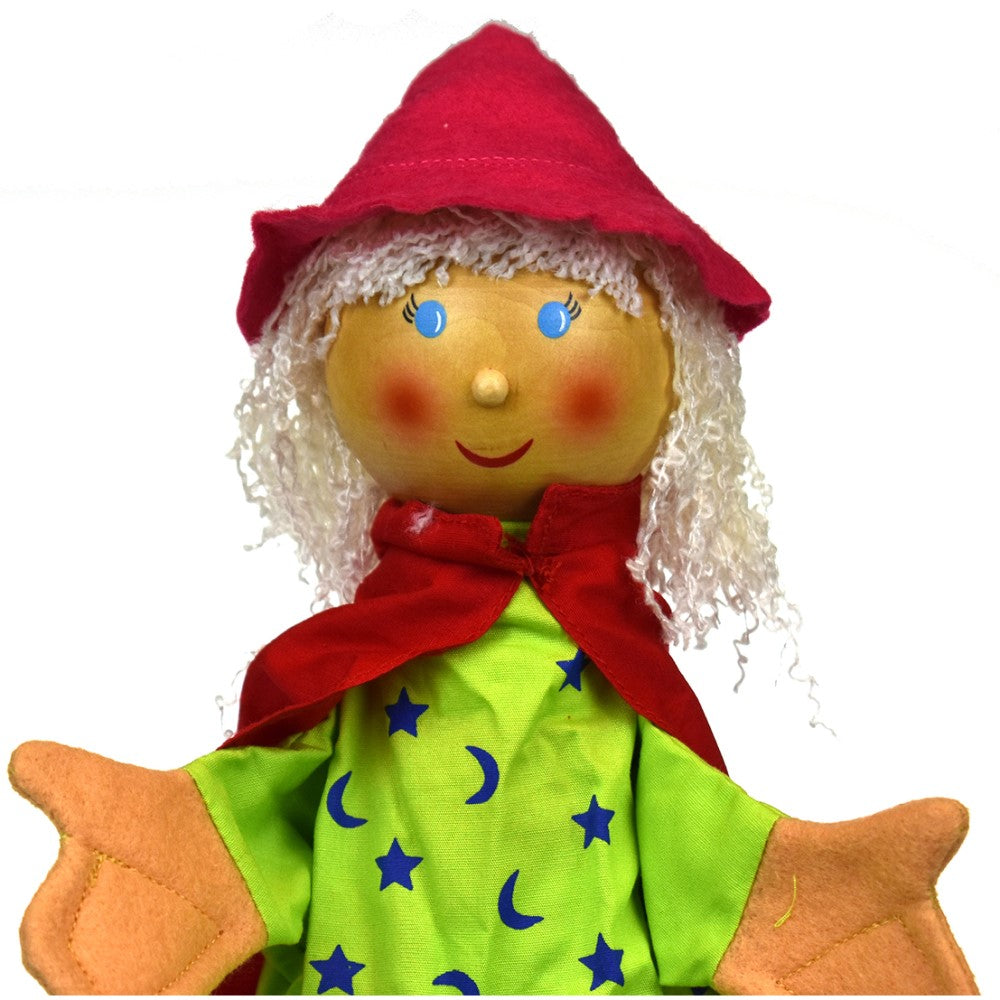 Kids 33cms Hand Puppet - Witch