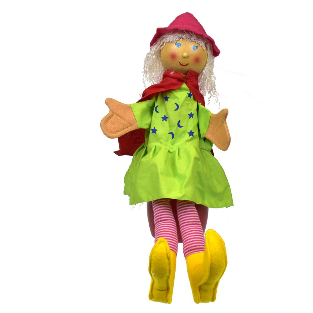 Kids 33cms Hand Puppet - Witch
