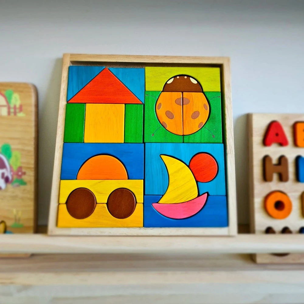 Kids Multifigure Four in One Puzzle