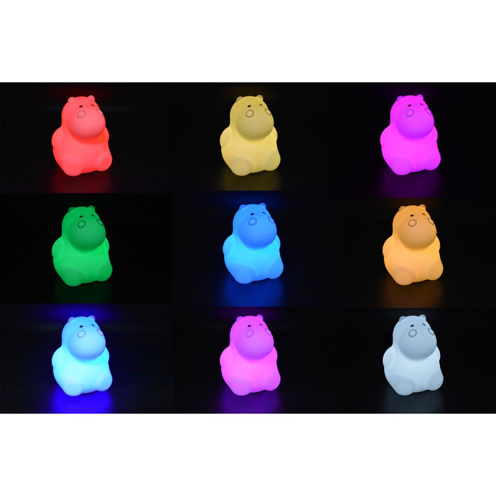Kids Rechargeable Night Light With Remote Horace The Hippo