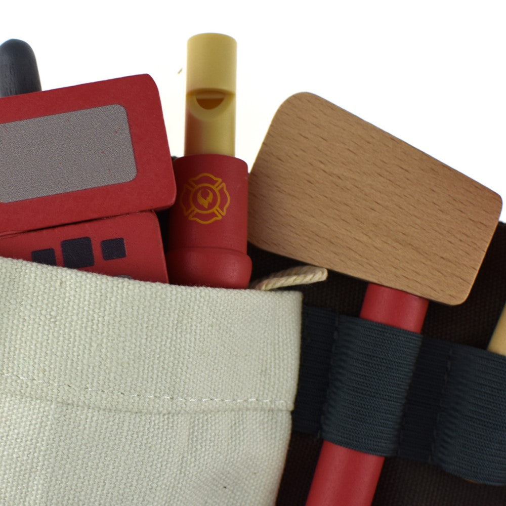Kids Wooden Firefighter Belt Playset