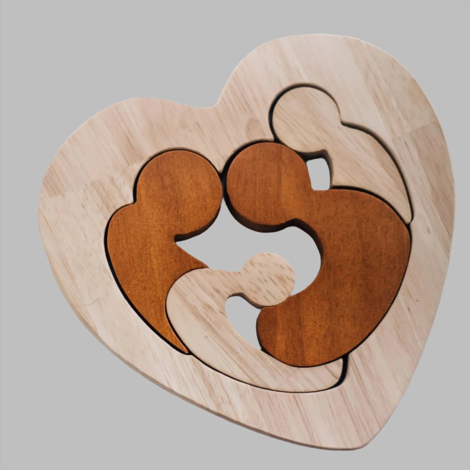 Kids Wooden Love and Hugs Puzzle