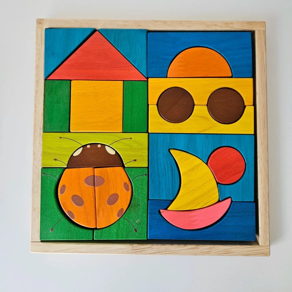 Kids Multifigure Four in One Puzzle