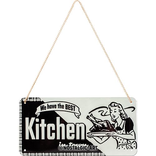 Kitchen - Nostalgic-Art Hanging Sign - 10x20cm