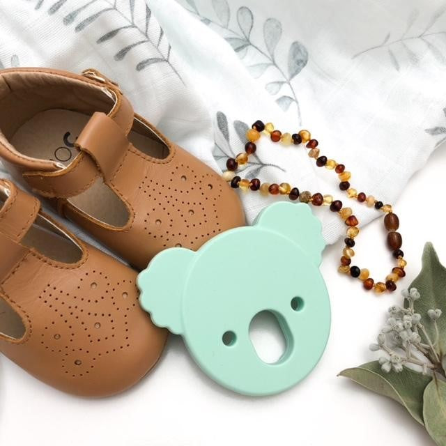 Koala Silicone Teething Disc (Available in 4 Colours)